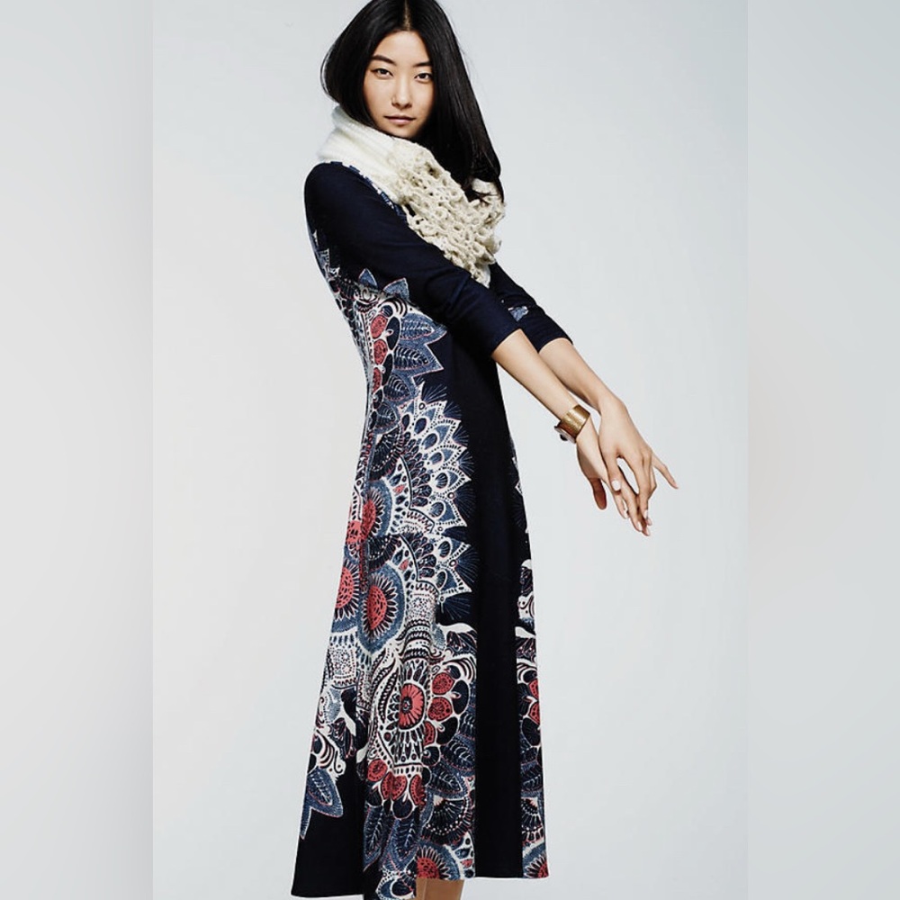 Anthropologie Maeve Eira Sweater Dress Blogger Favorite